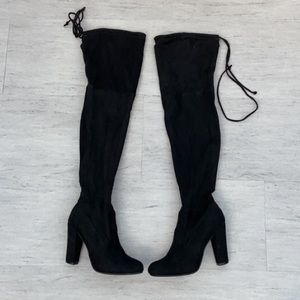 BooHoo - Thigh High Boots.